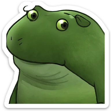Fat bread pig sticker