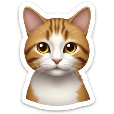 kahve içen kedi sticker