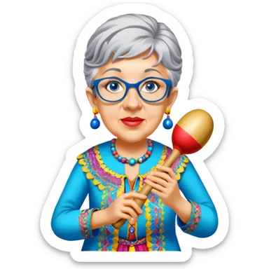 Maraca Player sticker