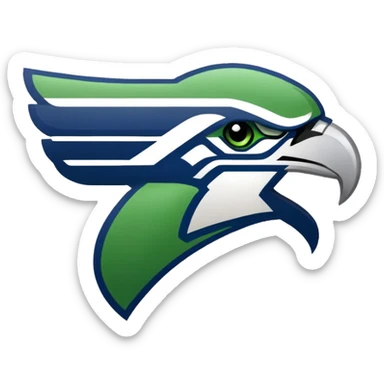 Create me a seahawks emoji sticker