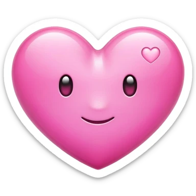 Pink girly emoji sticker