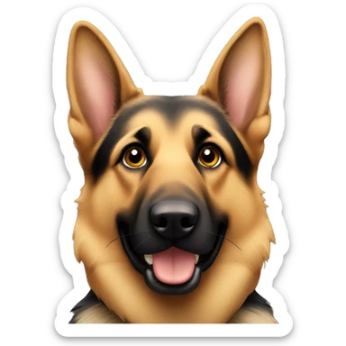 German shepherd  sticker
