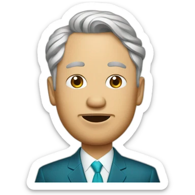 president kazakhstan with ice cream sticker