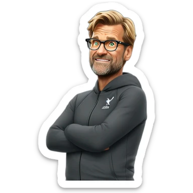 Jurgen Klopp shrug sticker
