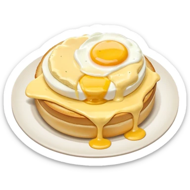 egg benedict sticker