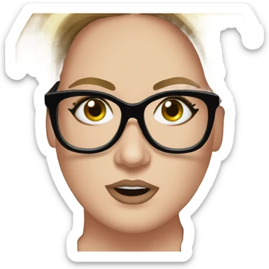 :Adele: glasses  sticker