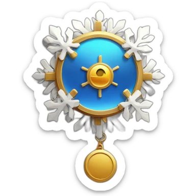 badge, medal, book, paper, scroll, new year, snowflake, pokemon, picture sticker