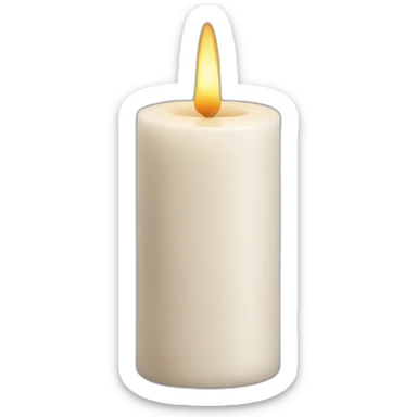 memorial candle sticker