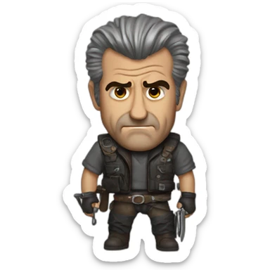 mad max mel gibson sticker