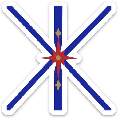 Assyrian flag sticker