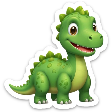 Can u make a 🌸 cute dinasour sticker