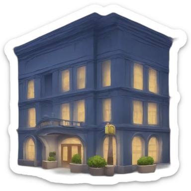 a building with "nightclub" written on it sticker