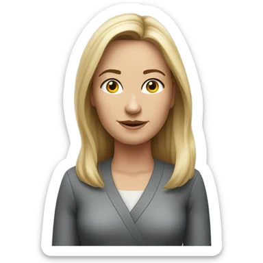 michelle jansen who lives in brisbane, australia sticker