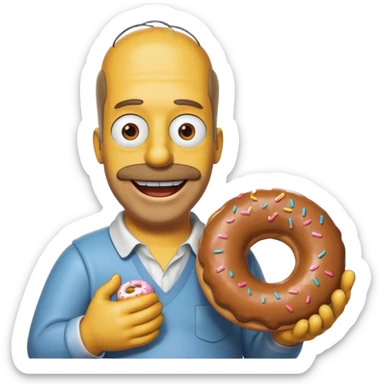 Homer simson sticker