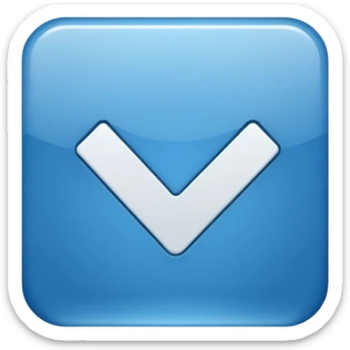 check mark button square sticker