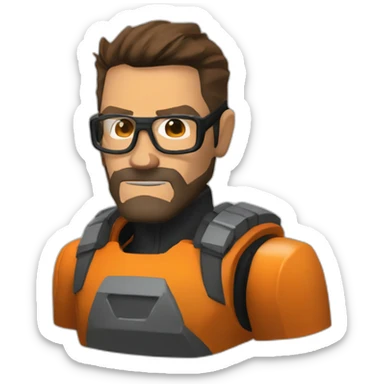 Gordon Freeman sticker