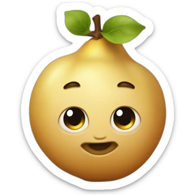 Pomme de terre toute nue sticker