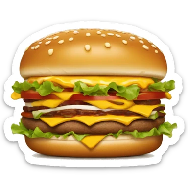Whopper of Burger King emoji  sticker
