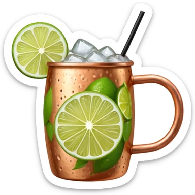 Moscow mule emoji sticker