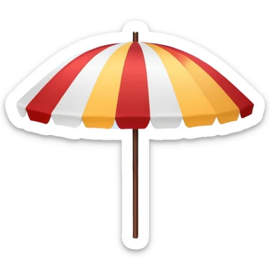 beach umbrella sticker