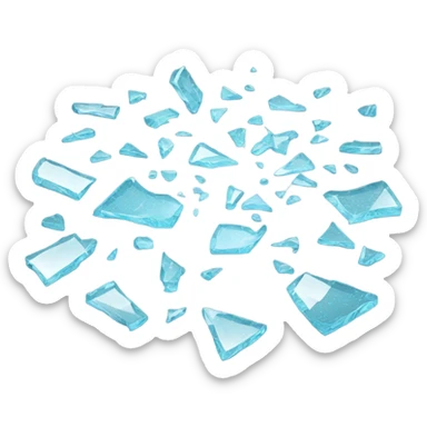 Glass broken  sticker