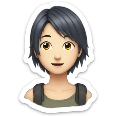 do this anime style drawing sticker