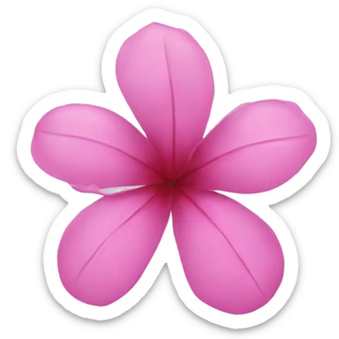 Beach flower pink sticker