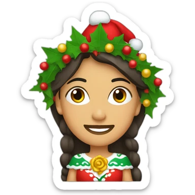 navidad mexicana sticker