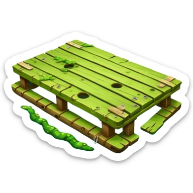 A sunken raft sticker