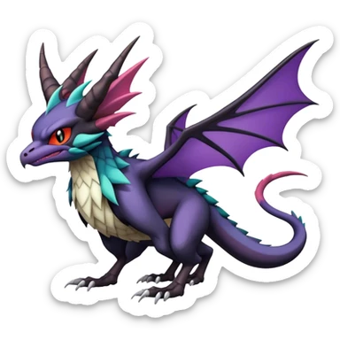 Noivern-Noibat-Nargacuga-hybrid full body sticker