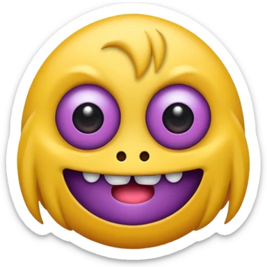 Der emoyi soll ein Monster sein sticker