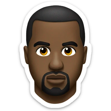 Kanye yeezy mask  sticker