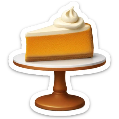 Pumpkin cheesecake sticker