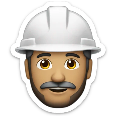 Ingeniero-electrico-con-barba-negra sticker