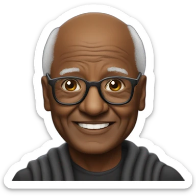 Desmond Tutu in a tutu sticker