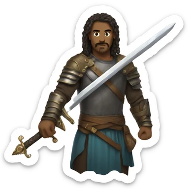 Use give this one 🙂 a sword sticker