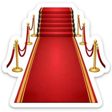 red carpet sticker