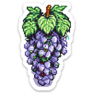 bunch of grapes sticker