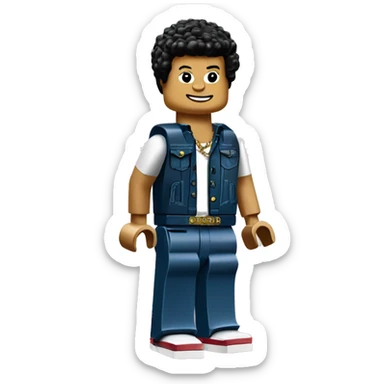 BRUNO MARS lego full body sticker