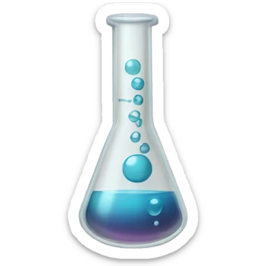 Chemistry tube sticker