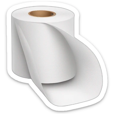 Paper towel roll sticker
