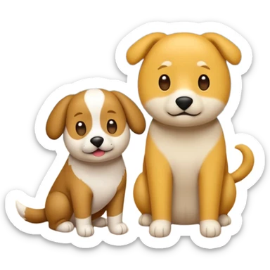 crea un emoji de buenas noches. Pon un texto : Buenas noches Javier y Tobi. Javier es una imagen de profesor y Tobi q sea imagen de un perro sticker