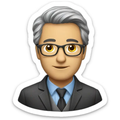 Professor Gustavo dando aula sticker