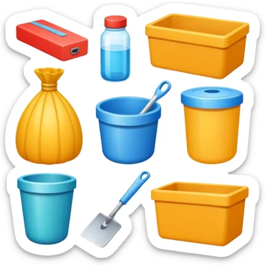 icon for items of diffrent puposes sticker