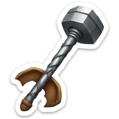 Steel mace sticker