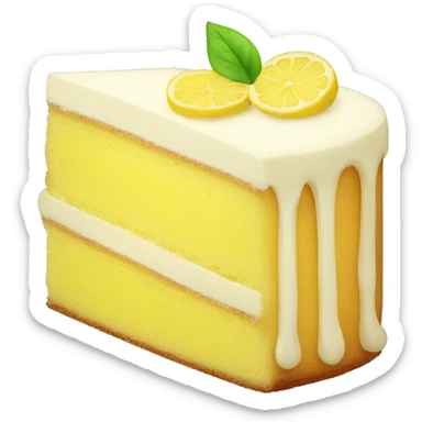 Lemon cake sticker