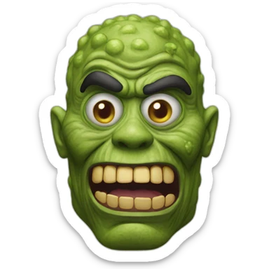 toxie from the toxic avenger sticker