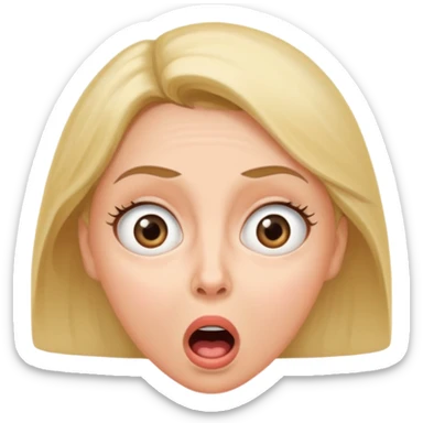 Surprised mother sticker