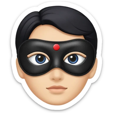 Domino eye mask just the eye mask  sticker