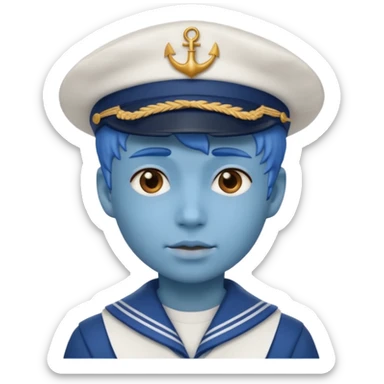 Q stitch sea realista sticker